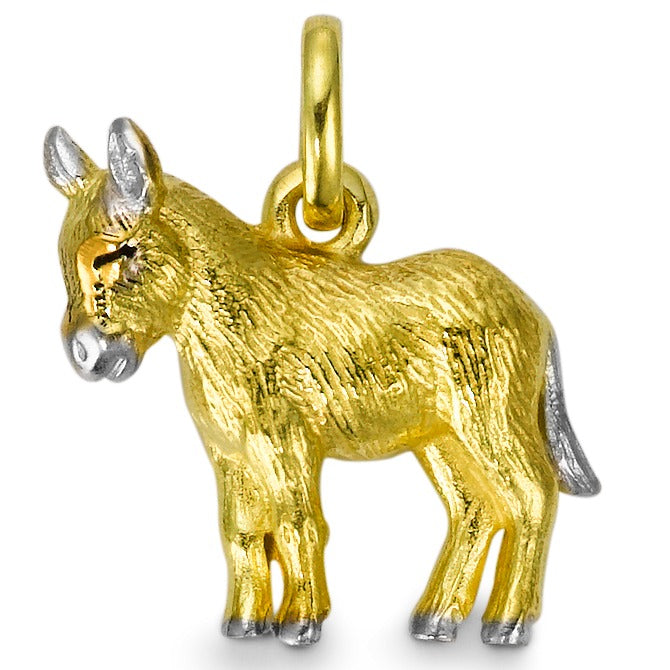 Pendant 9k Yellow Gold Donkey