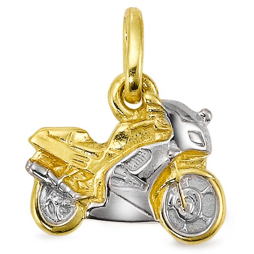 Pendant 18k Yellow Gold Motorcycle