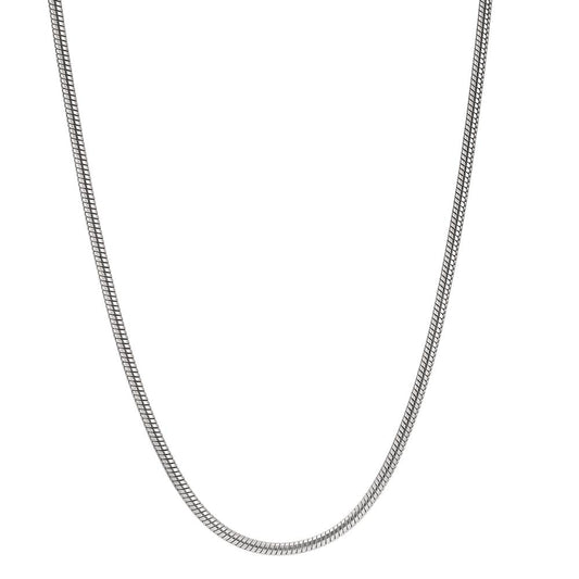 Chain necklace Silver Rhodium plated 40 cm