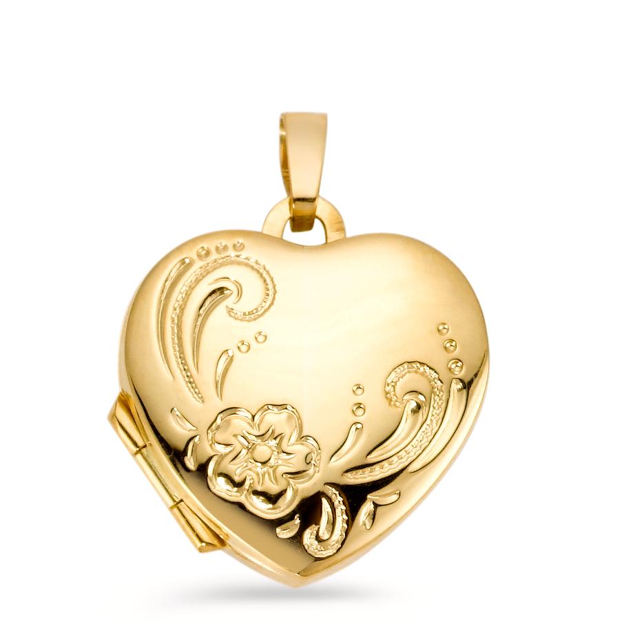 Locket 18k Yellow Gold Heart