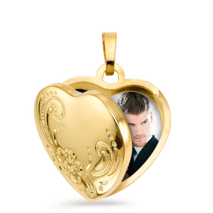 Locket 18k Yellow Gold Heart