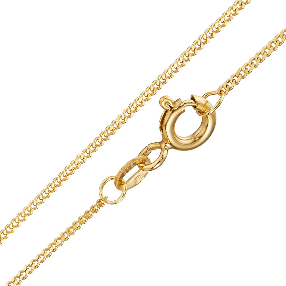 Panzer-Chain necklace 9k Yellow Gold 36 cm