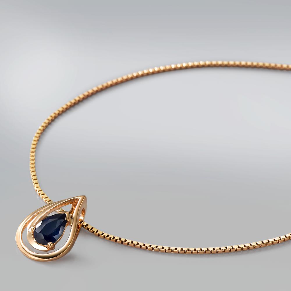 Pendant 18k Yellow Gold Sapphire