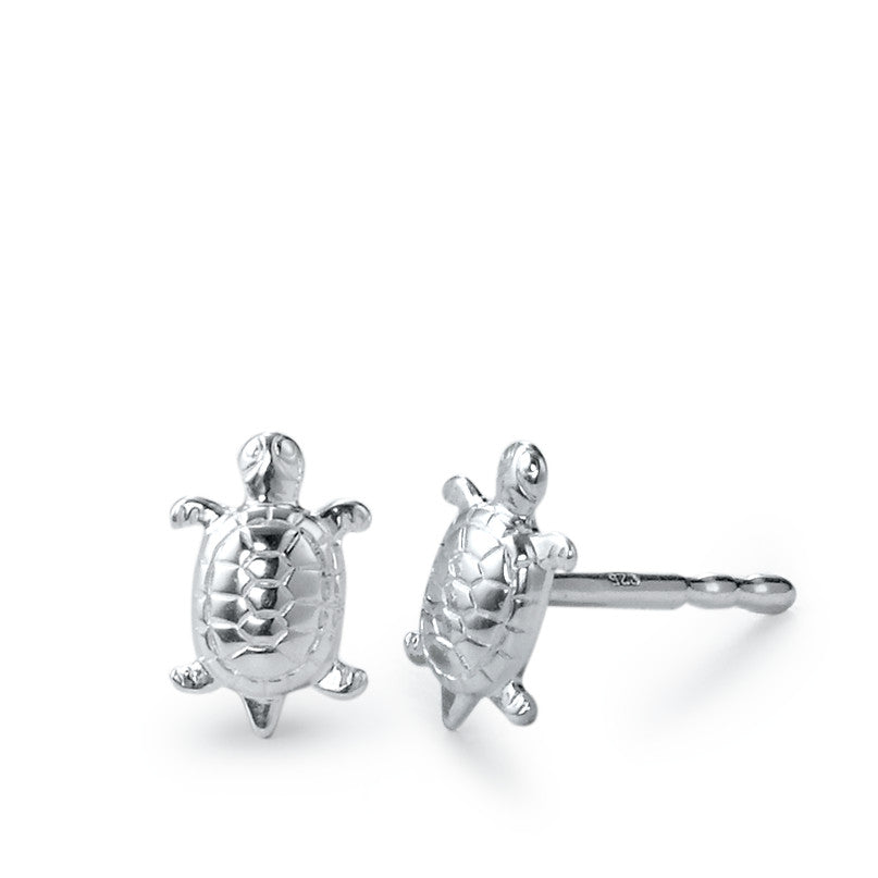 Stud earrings Silver Tortoise