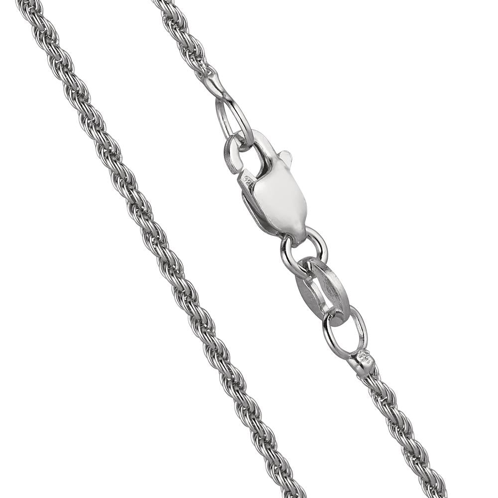 Necklace Silver Rhodium plated 40 cm