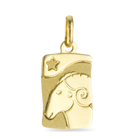 Pendant 18k Yellow Gold Zodiac Sign Aries