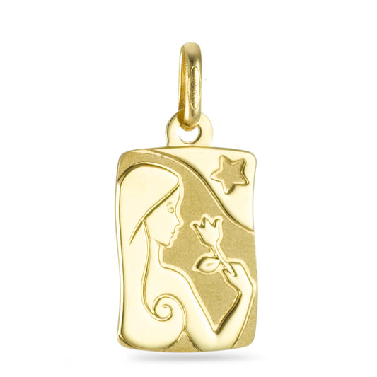 Pendant 18k Yellow Gold Zodiac Sign Virgo