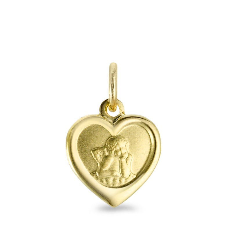 Pendant 18k Yellow Gold Guardian Angel