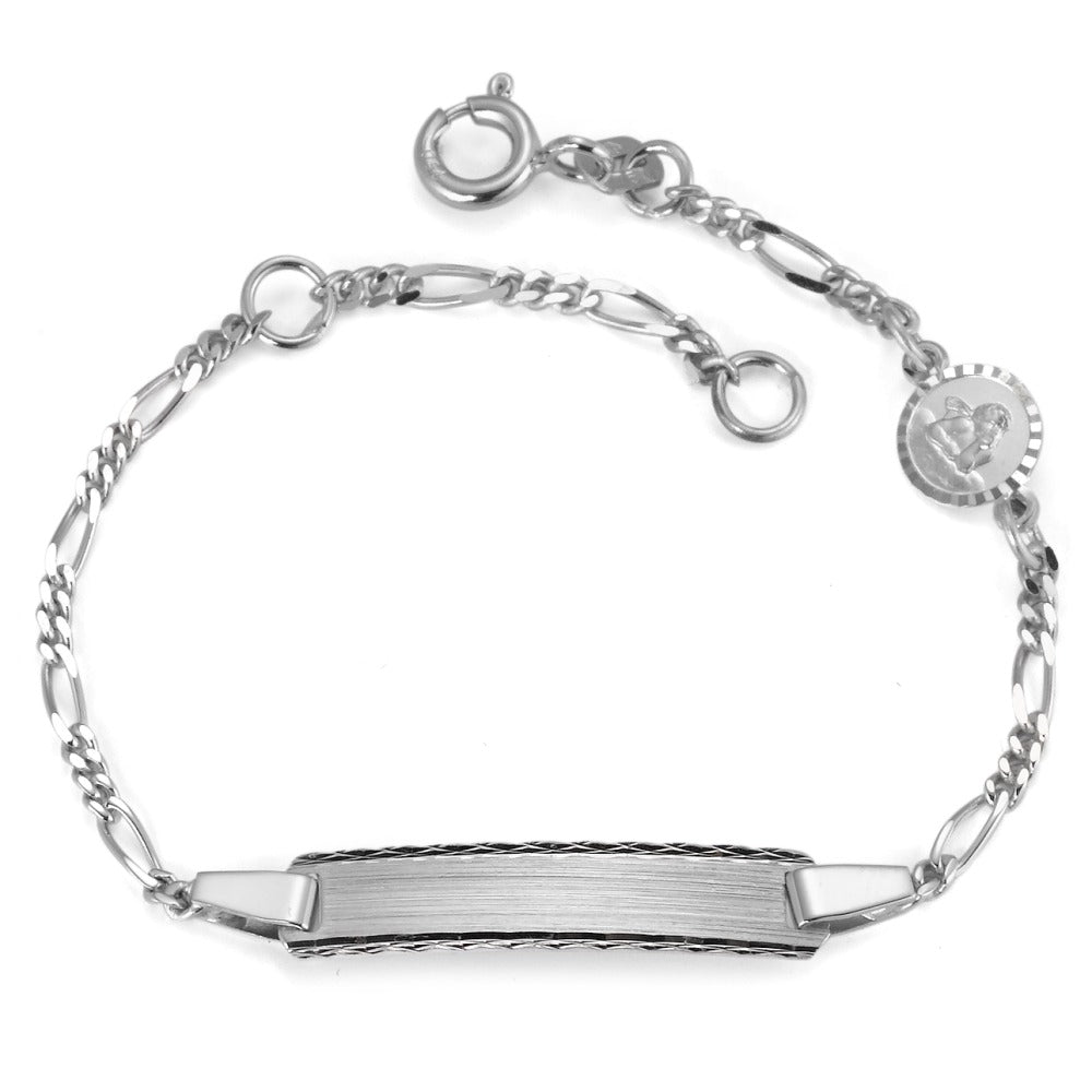 Engravable bracelet 18k White Gold 12-14 cm