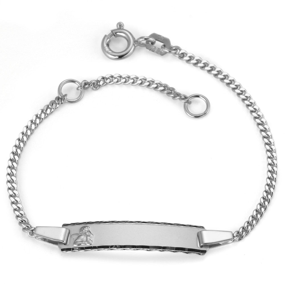 Engravable bracelet 18k White Gold 12-14 cm