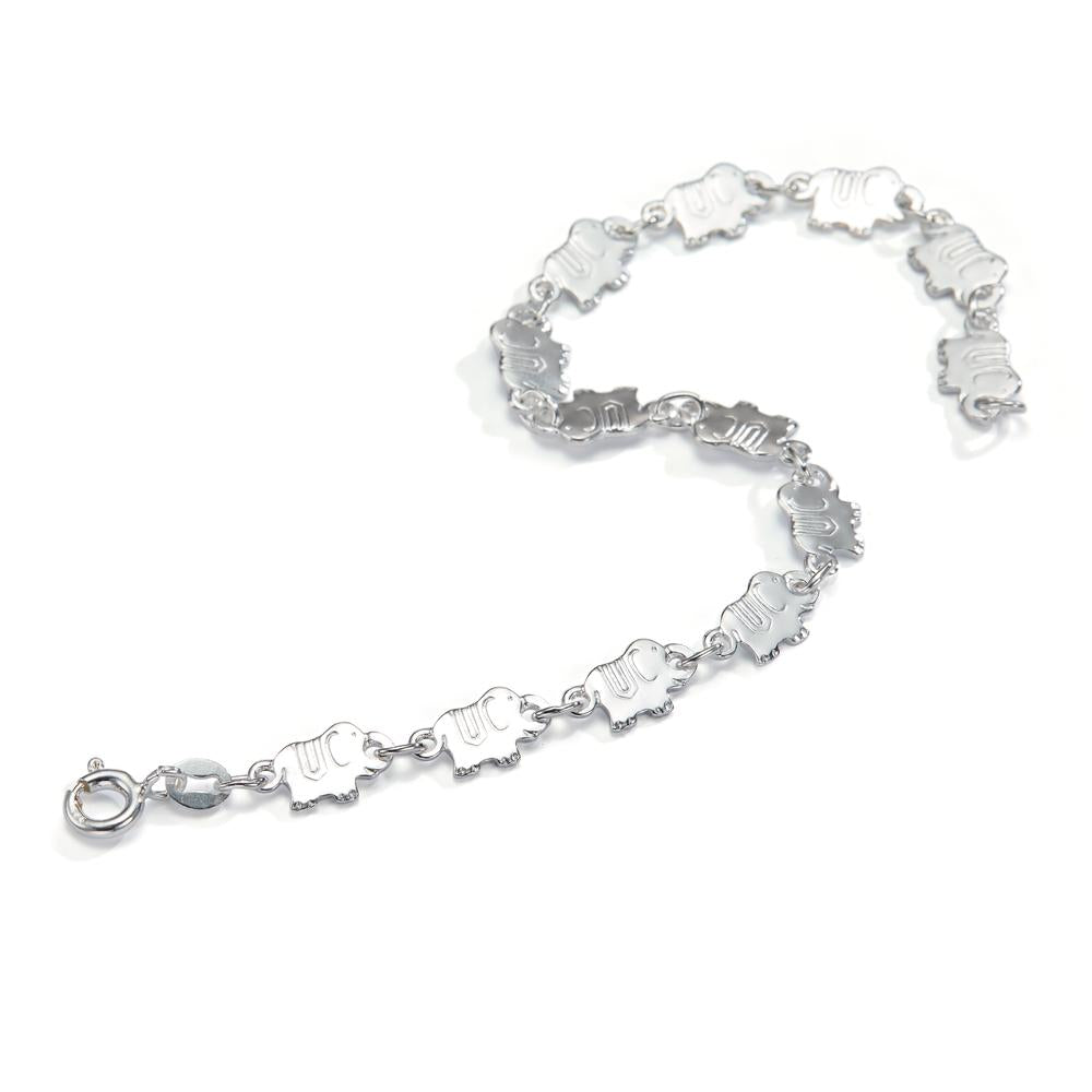 Bracelet Silver Elephant 17 cm