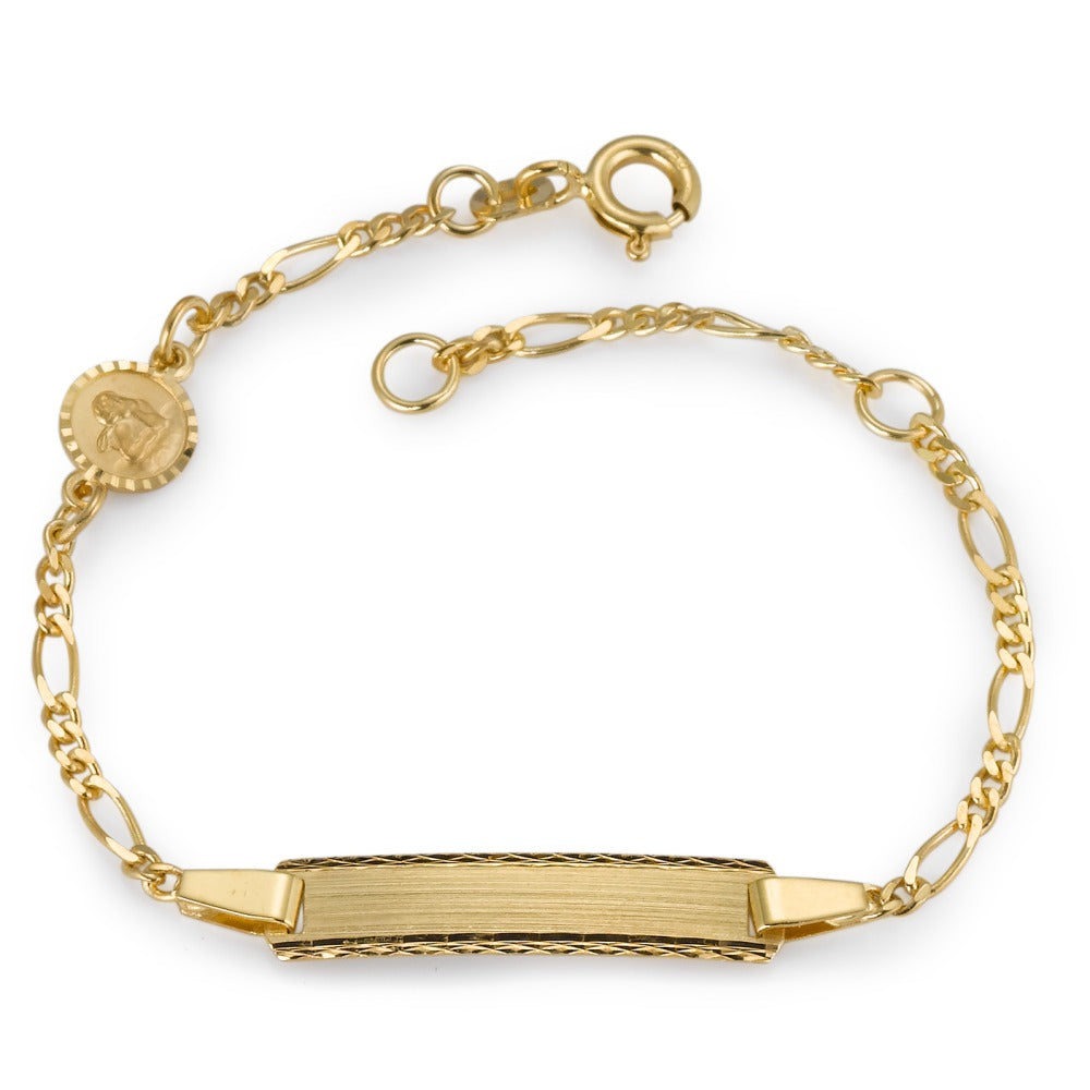 Engravable bracelet 9k Yellow Gold 12-14 cm
