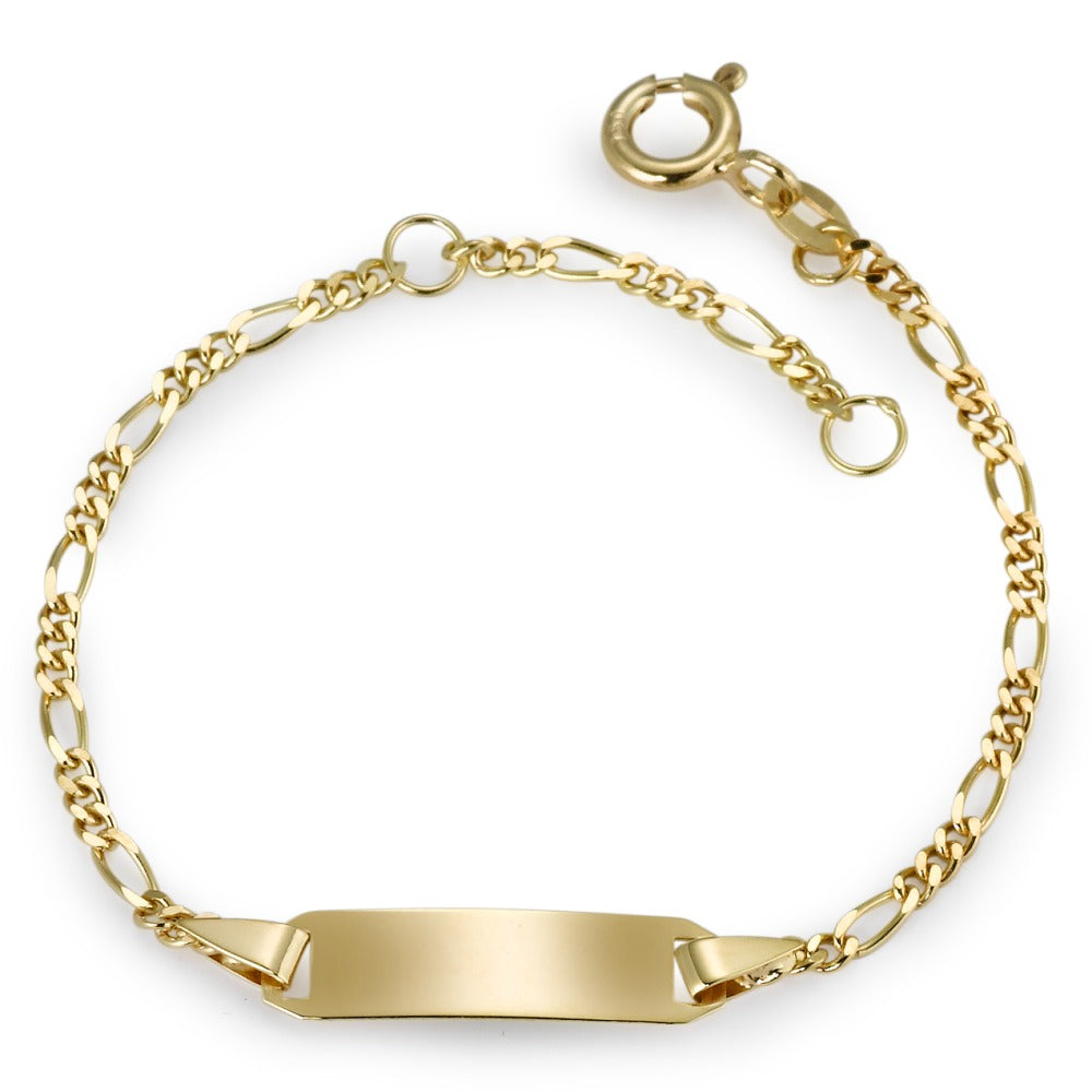 Engravable bracelet 9k Yellow Gold 12-14 cm