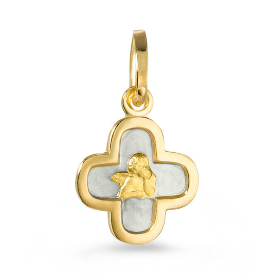 Pendant 18k Yellow Gold Guardian Angel