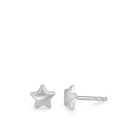 Stud earrings Silver Star Ø5 mm