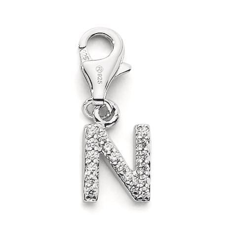 Charms Silver Zirconia