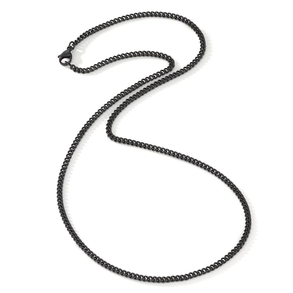 Curb-Necklace Stainless steel 50 cm