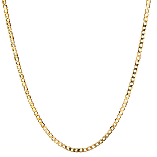 Panzer-Chain necklace 18k Yellow Gold 42 cm