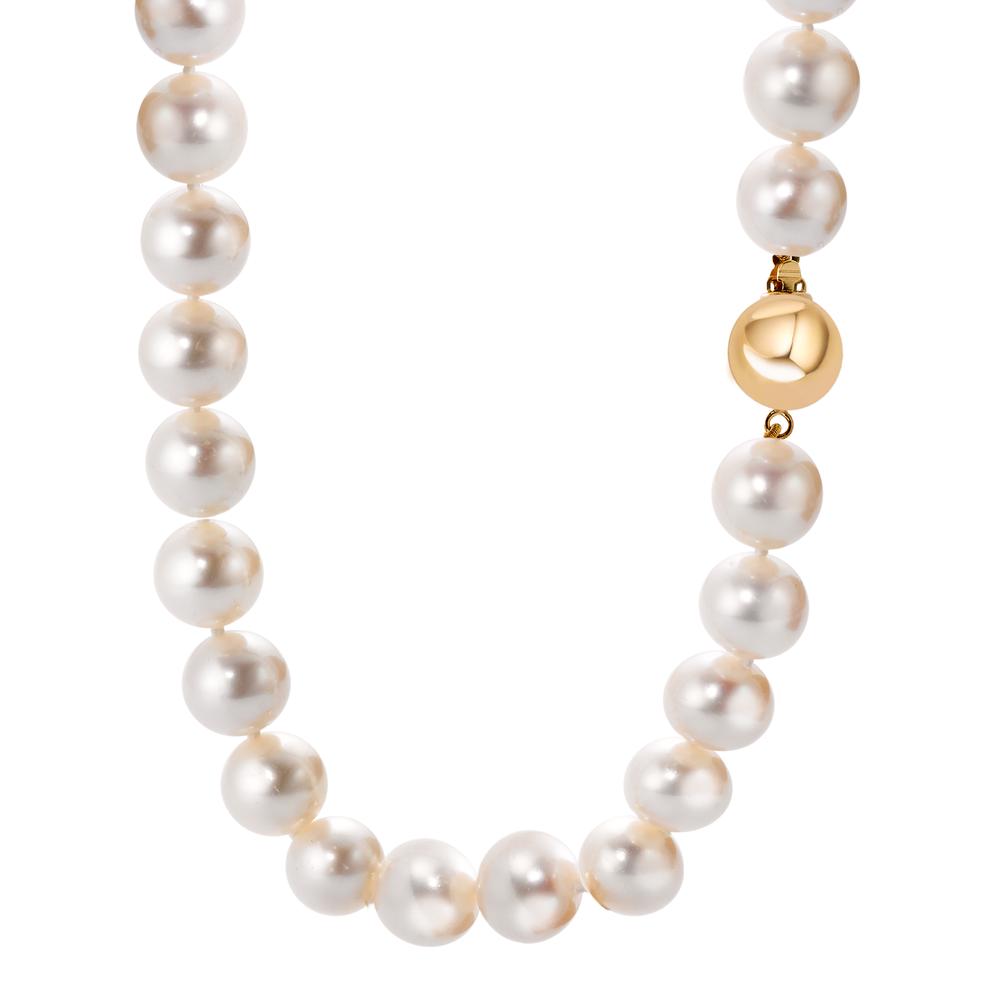 Necklace 18k Yellow Gold Freshwater pearl 45 cm