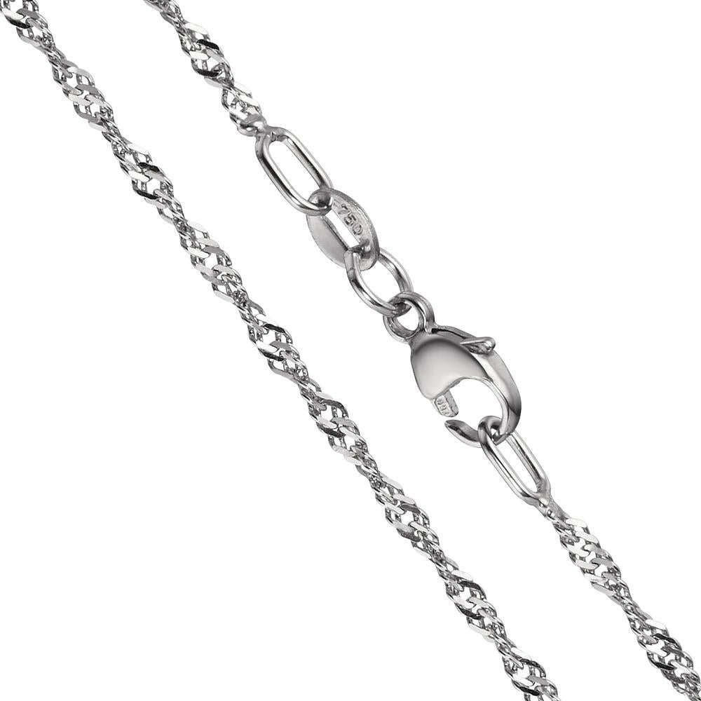 Necklace 18k White Gold 38 cm