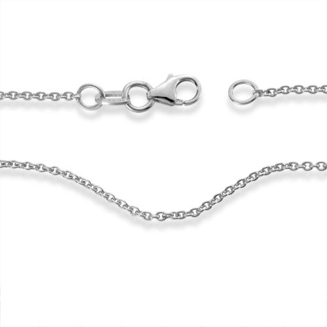 Necklace 18k White Gold 38 cm