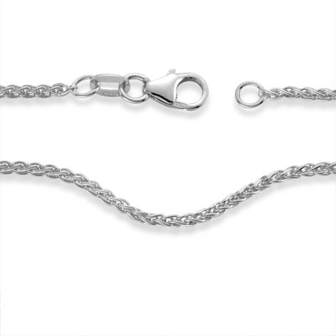 Necklace 18k White Gold 42 cm