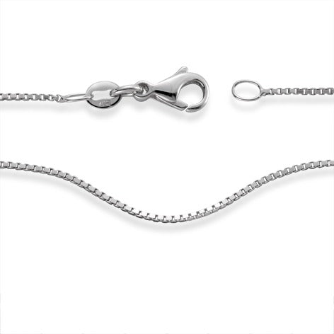 Chain necklace 18k White Gold 38 cm