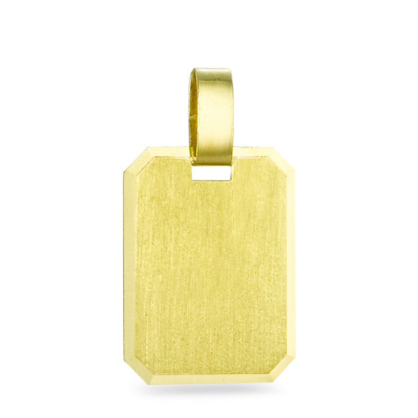 Engravable pendant 9k Yellow Gold