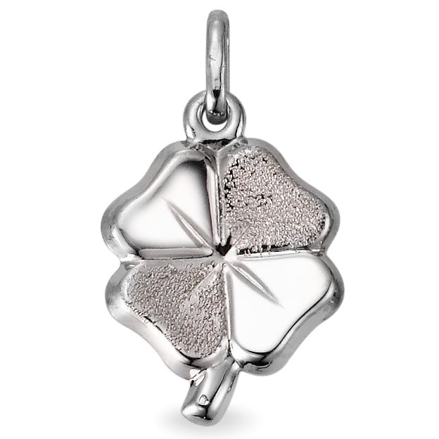 Pendant 18k White Gold Cloverleaf