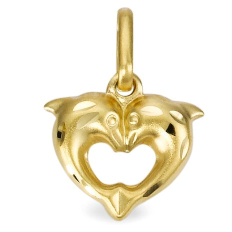 Pendant 9k Yellow Gold Dolphin