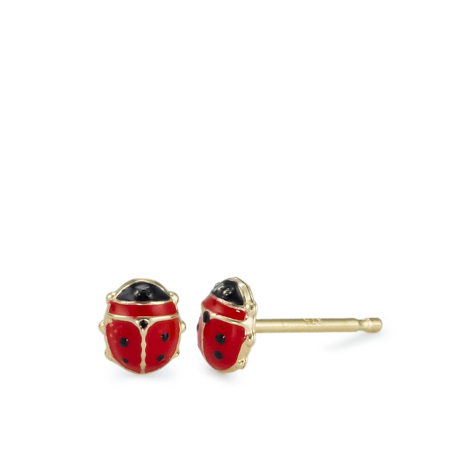 Stud earrings 9k Yellow Gold Ladybird