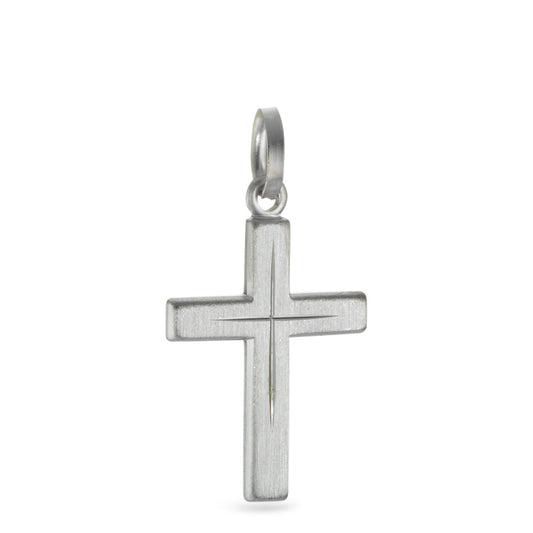 Pendant Silver Rhodium plated Cross