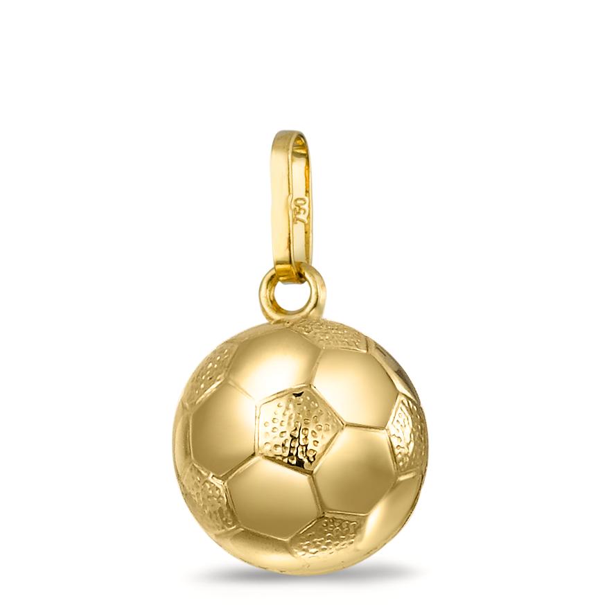 Pendant 18k Yellow Gold Football Ø12 mm