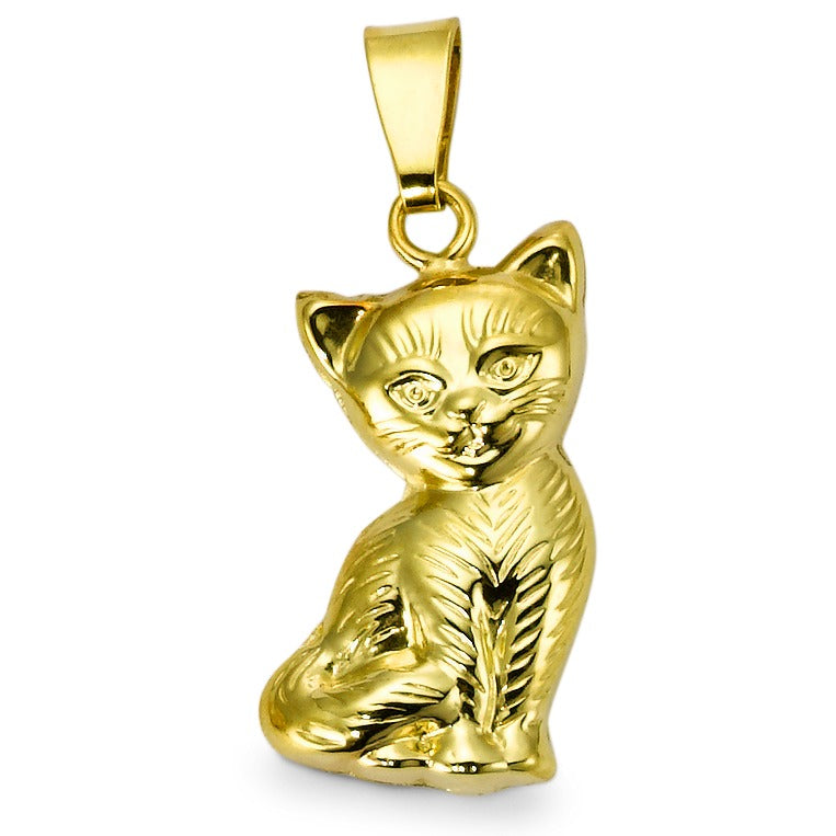 Pendant 18k Yellow Gold Cat