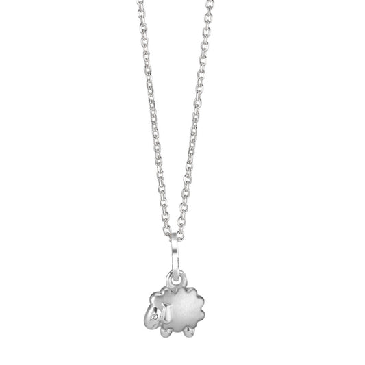 Chain necklace with pendant Silver Sheep 36-38 cm Ø7 mm