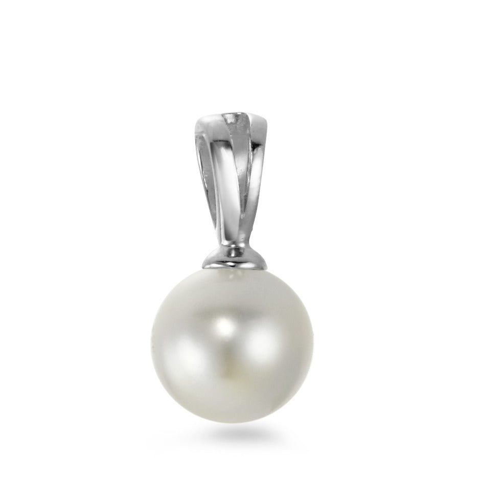 Pendant Silver Rhodium plated Freshwater pearl