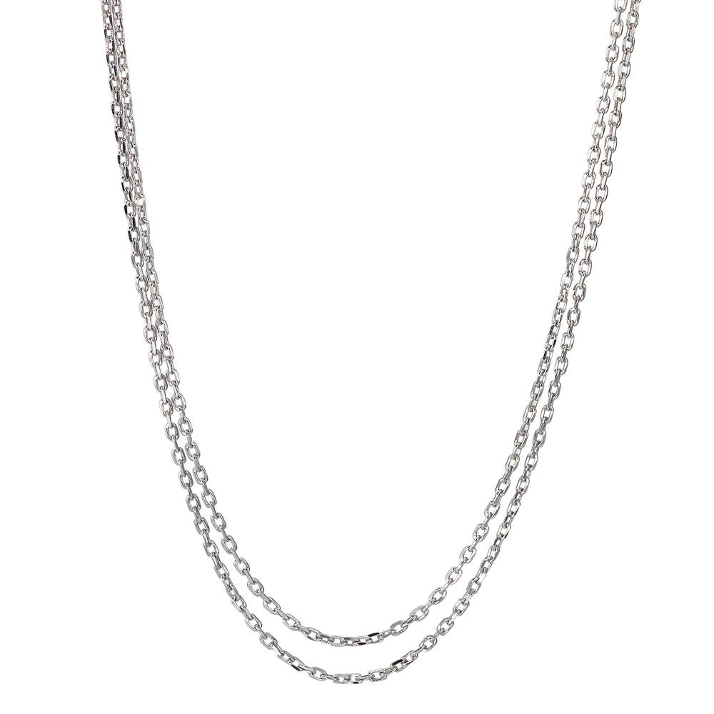 Necklace Silver Rhodium plated 42 cm Ø0.7 mm