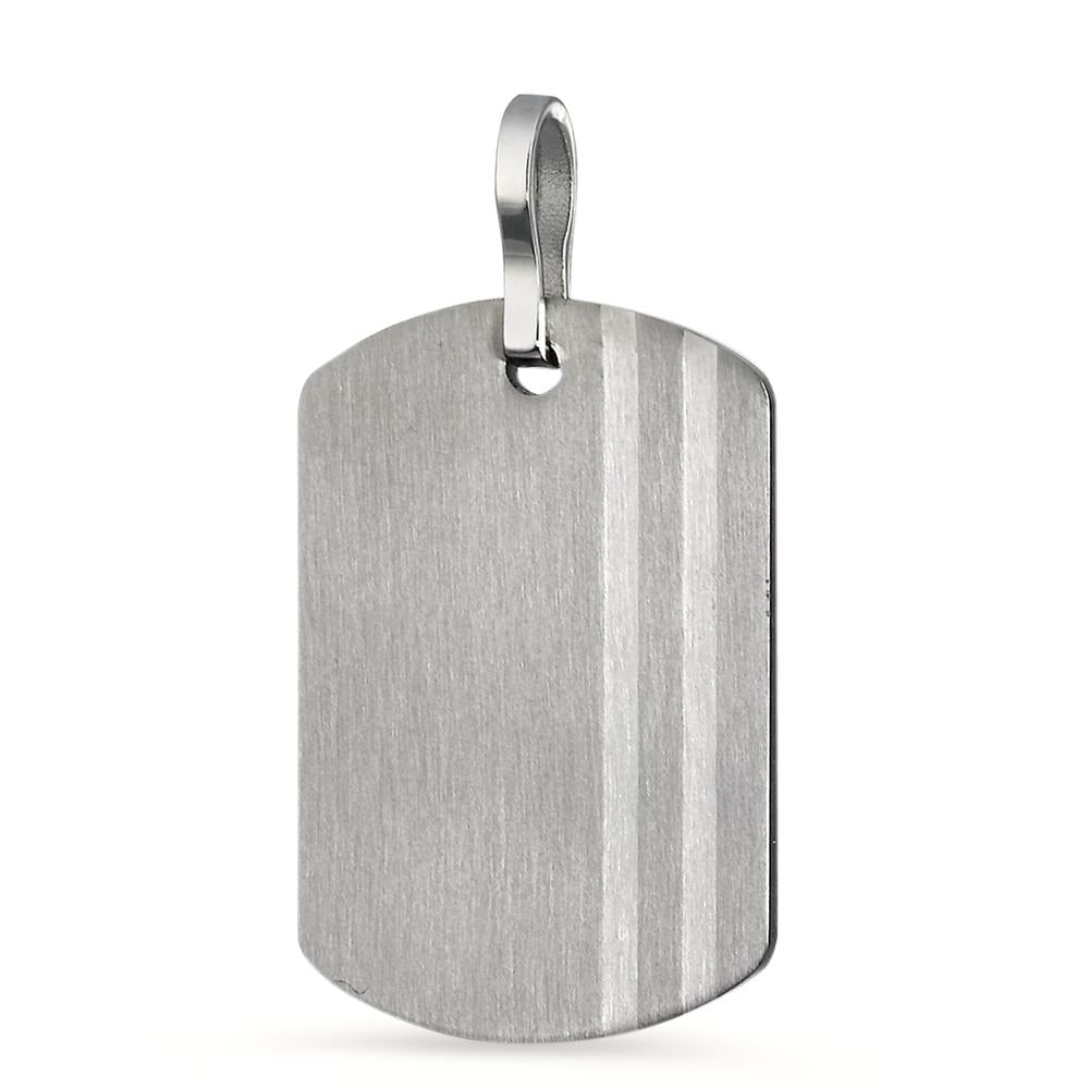 Engravable pendant Stainless steel, Silver