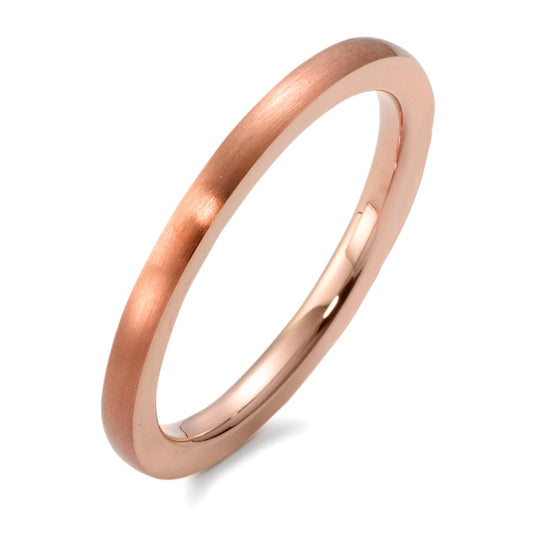 Stacking ring Stainless steel Rose IP coated