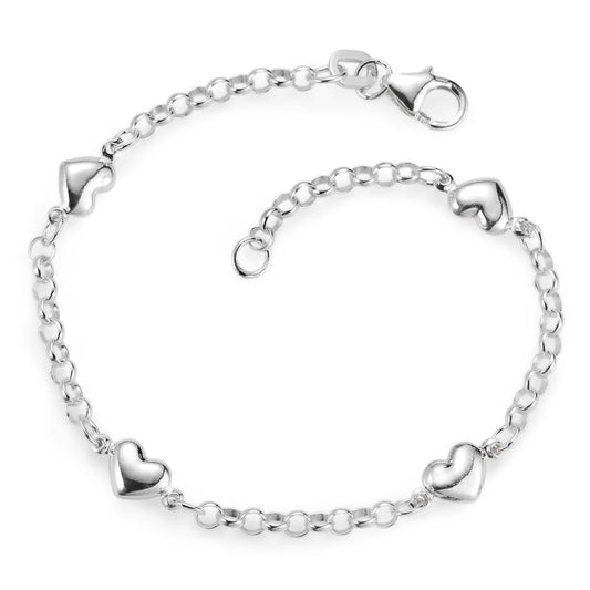 Bracelet Silver Heart 16 cm