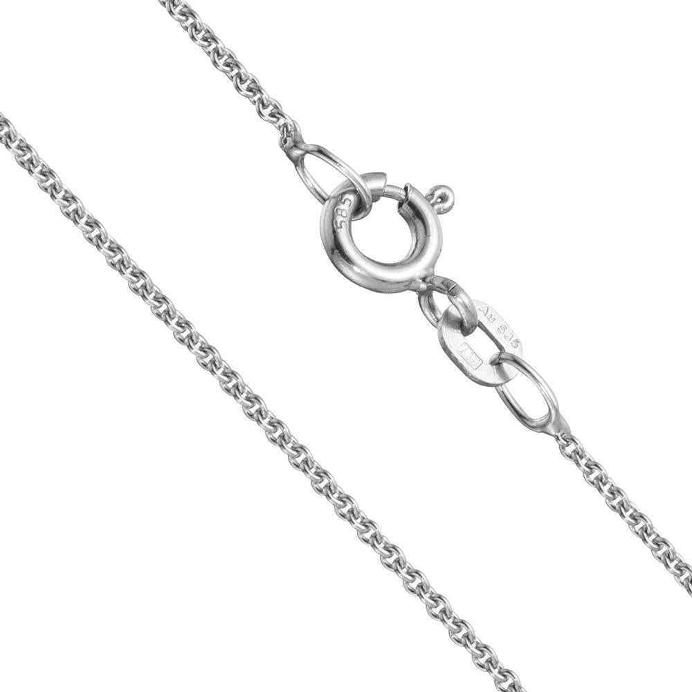 Necklace 14k White Gold 42 cm