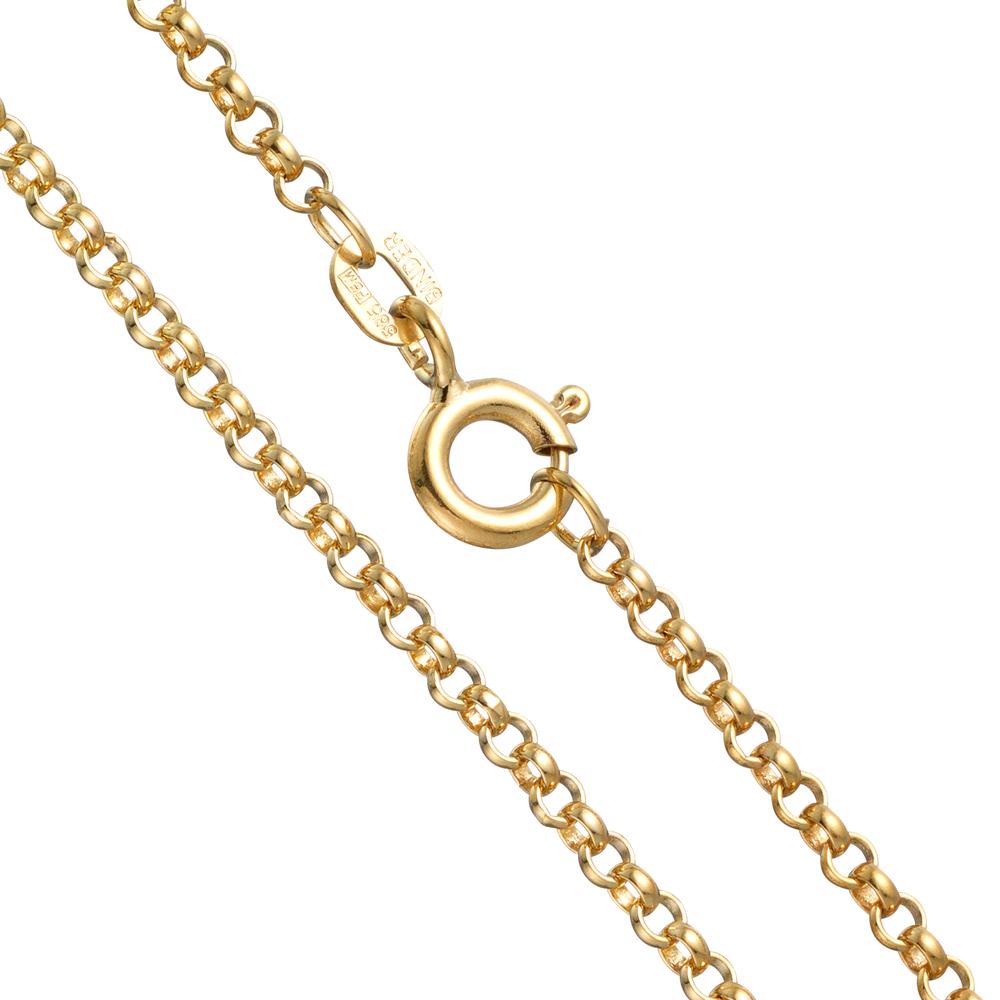 Necklace 14k Yellow Gold 42 cm Ø2 mm