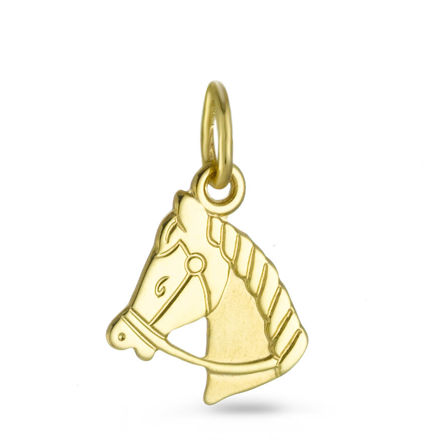 Pendant 9k Yellow Gold Horse