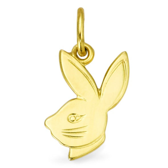 Pendant 9k Yellow Gold Hare