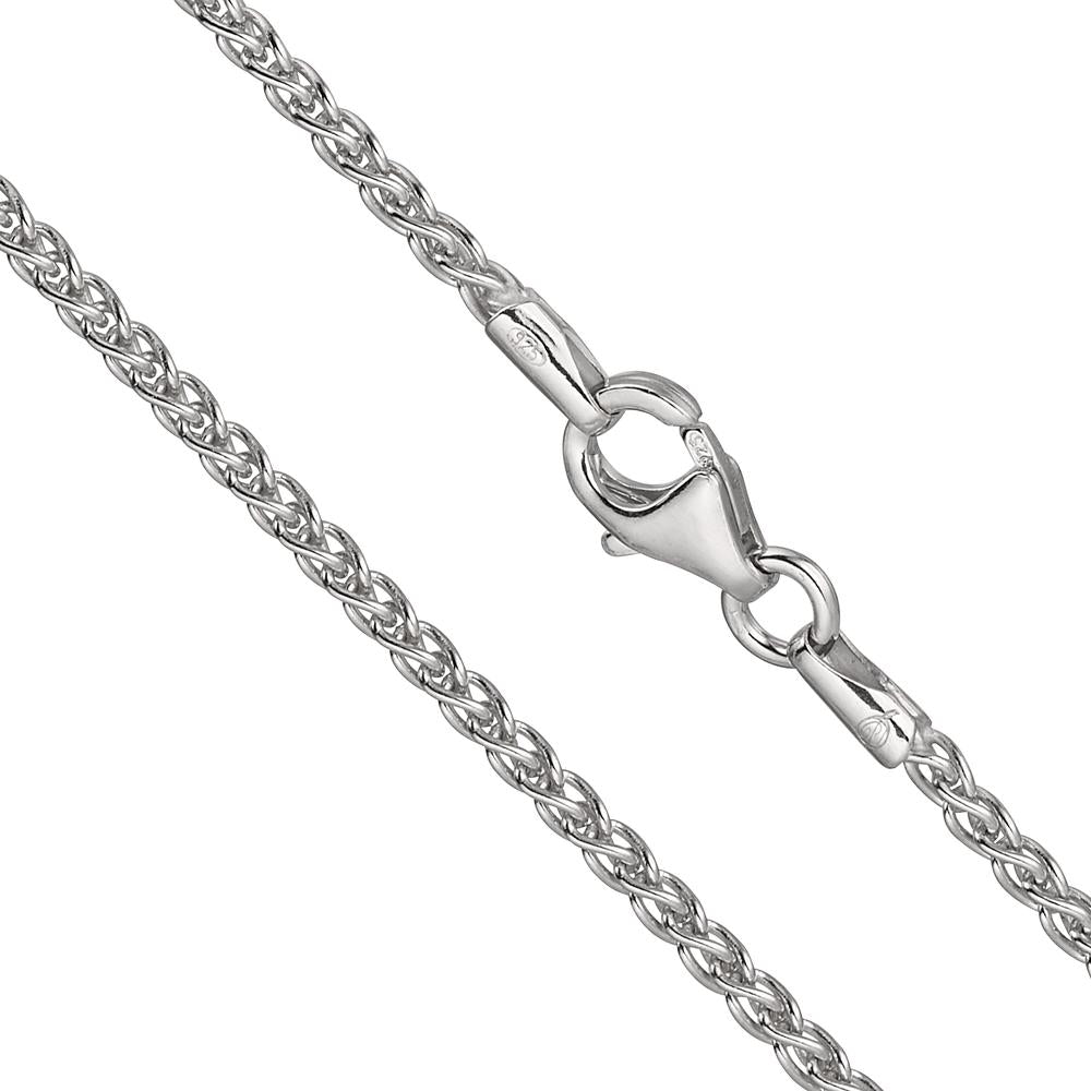 Necklace Silver Rhodium plated 42 cm