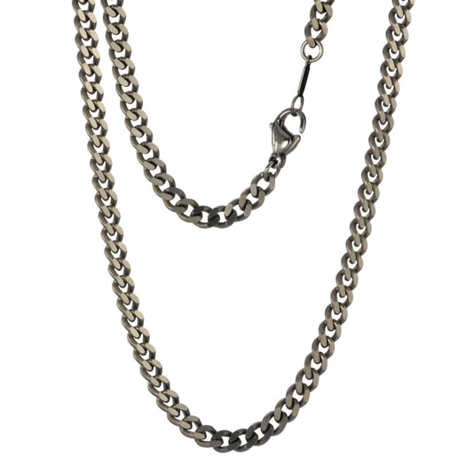 Panzer-Chain necklace Titanium 50 cm
