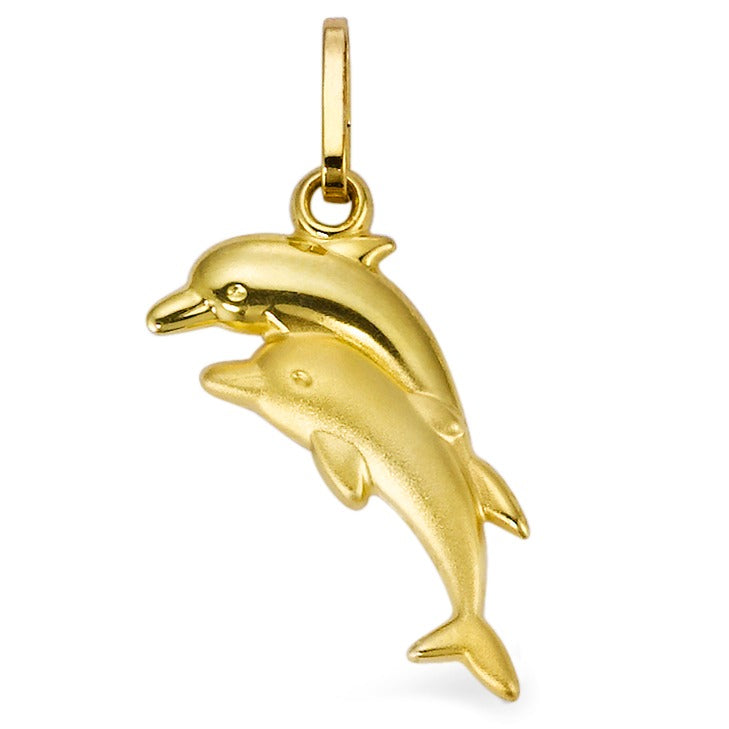 Pendant 9k Yellow Gold Dolphin