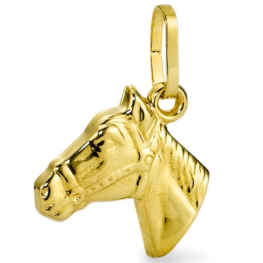 Pendant 9k Yellow Gold Horse