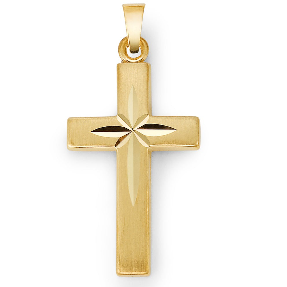 Pendant 18k Yellow Gold Cross