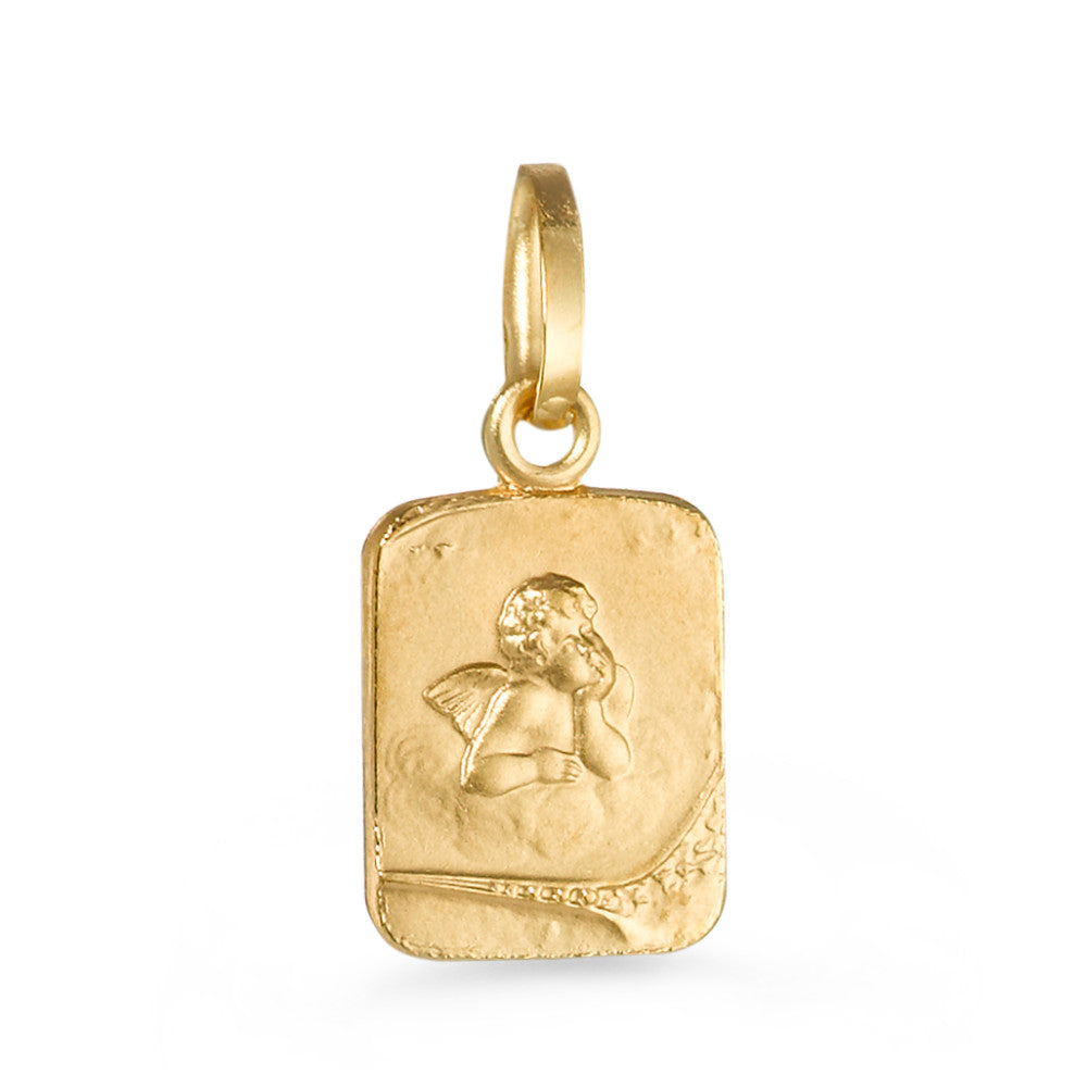 Pendant 18k Yellow Gold Guardian Angel